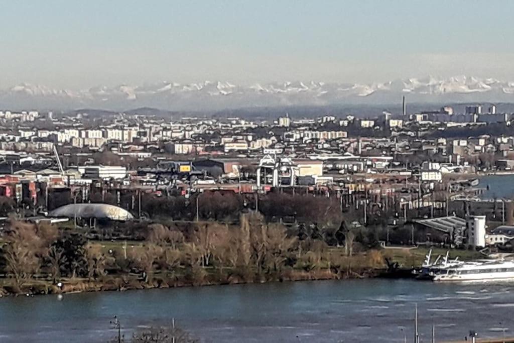 T4/5 Avec Vue Sur Les Alpes A 5 Minutes De Lyon Apartman La Mulatiere Kültér fotó
